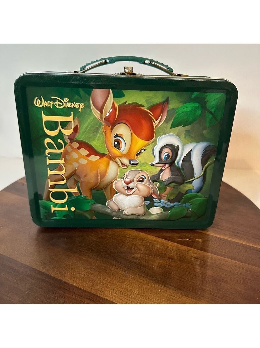 Disney Bambi Metal Lunch Box – Bambi, Thumper & Flower – Vintage Style Tin
